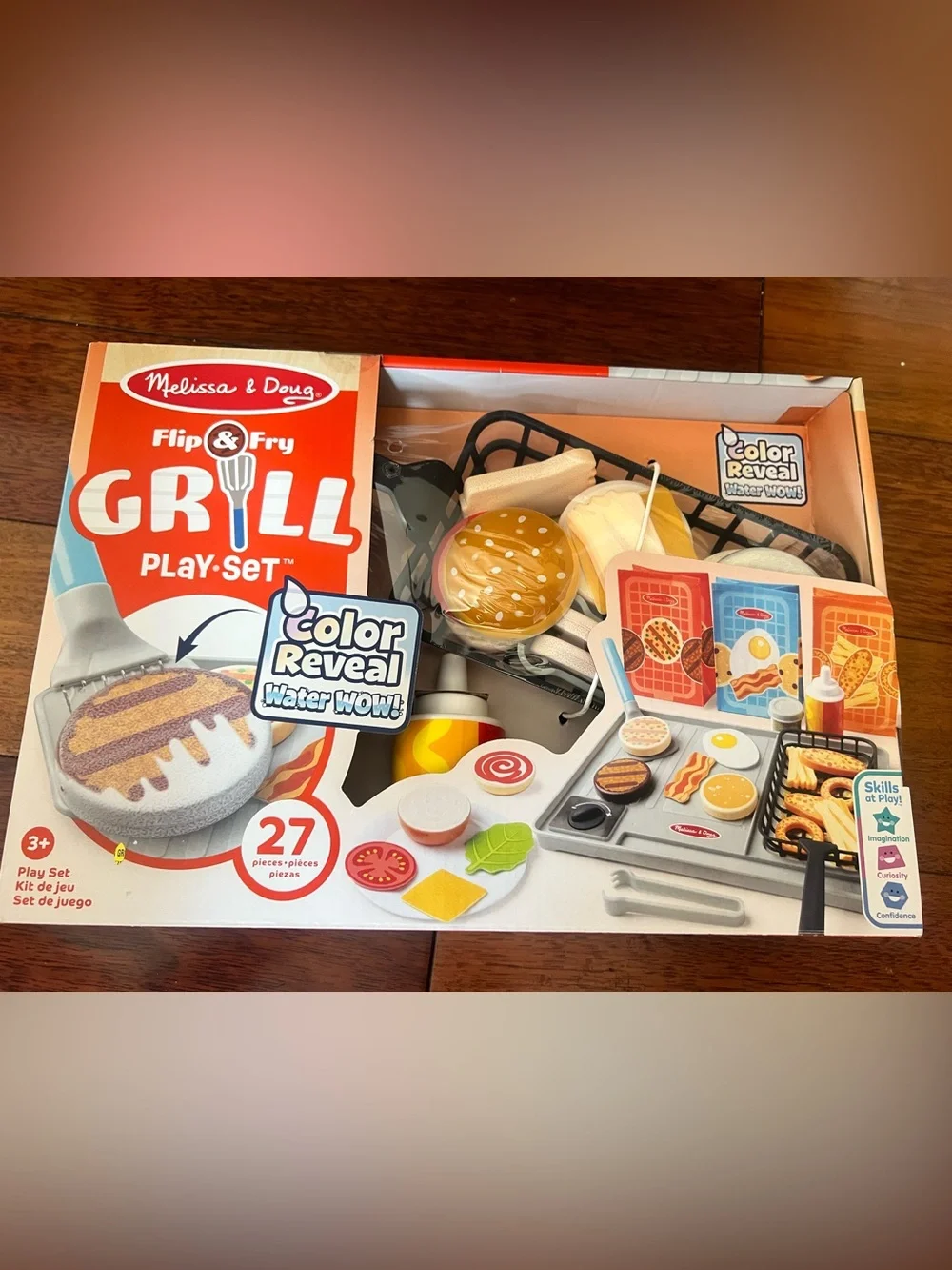 Melissa and Doug Flip and Fry Grill Playset, NWT